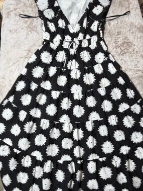 Kate Spade Pom Pom Floral Smocked Dress XXL Like New